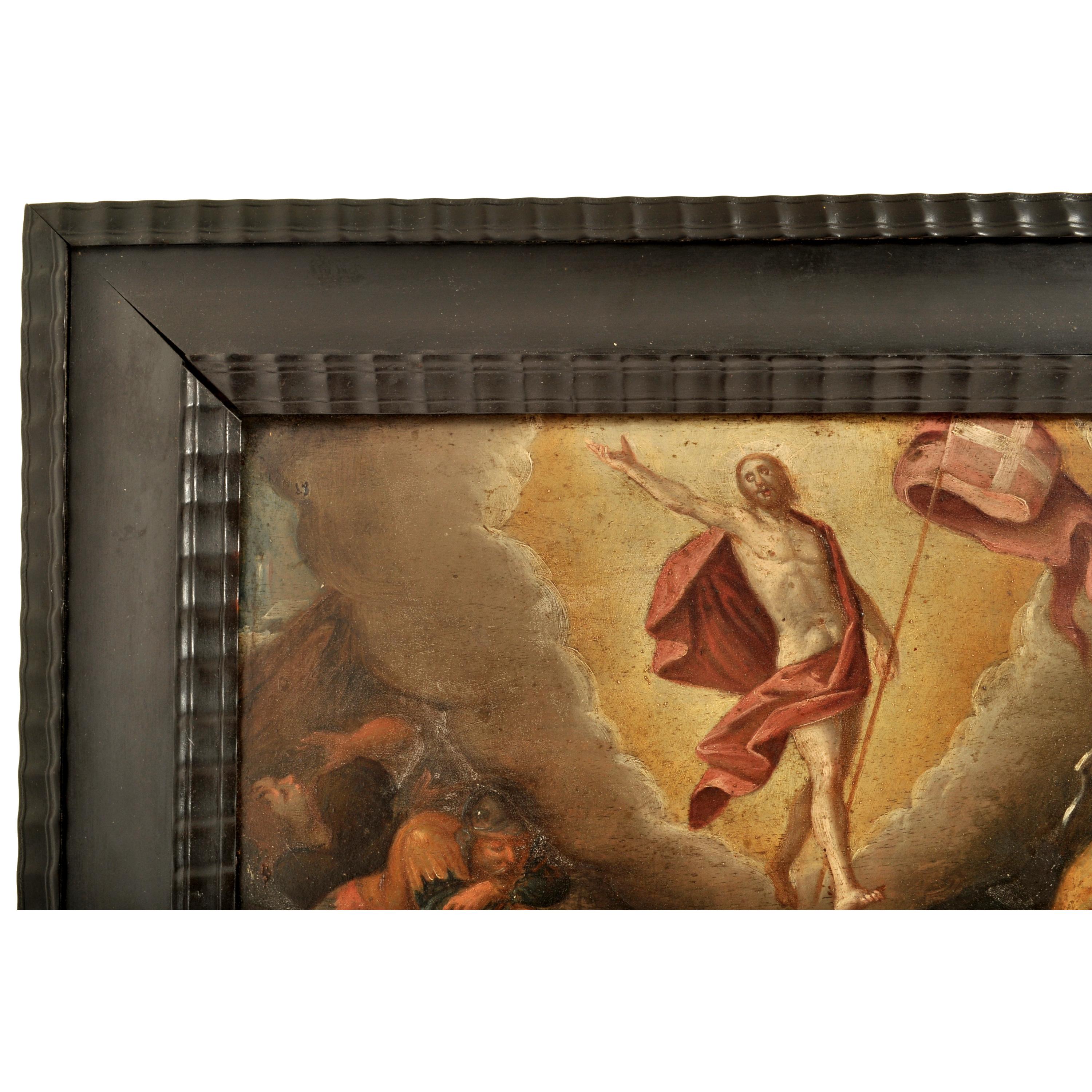 Antike religiöse Szene eines alten Meisters aus der nördlichen Renaissance des 16. Jahrhunderts, Ölgemälde (Niederländische Renaissance), Painting, von Christoph Schwarz