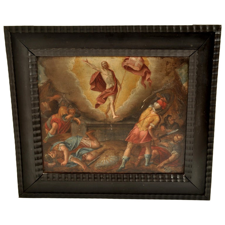 Antique 16th Century Northern Renaissance Old Master Oil Panel ...