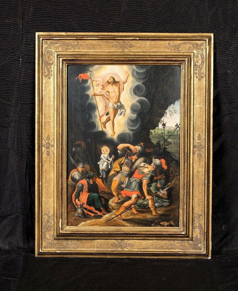 The Resurrection Of Christ, 16th Century - Painting by Christoph Schwarz
