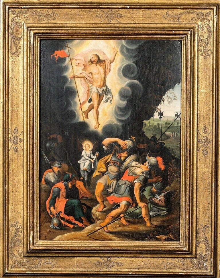 Christoph Schwarz Figurative Painting - The Resurrection Of Christ, 16th Century