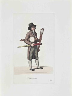 Barometer- Etching by Christoph Suhr - 1808