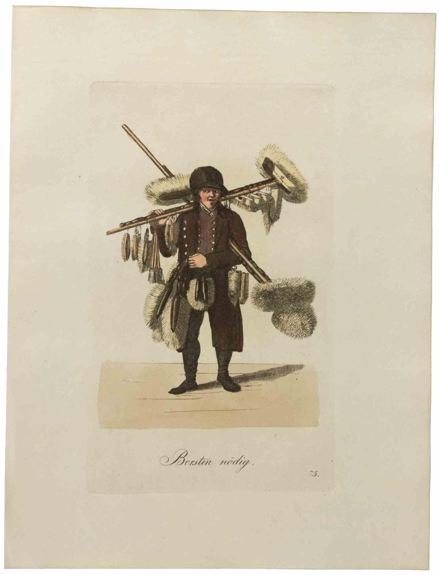 Borsten Nodig - Etching by Christoph Suhr - 1808