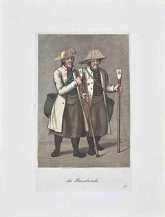 Die Brandwache - Gravure de Christoph Suhr - 1808