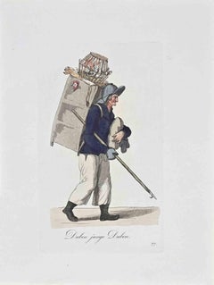 Duben Junge Duben - Acquaforte di Christophe Suhr - 1808