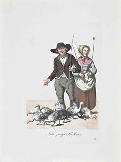Fette Junge - Gravure de Christoph Suhr - 1808