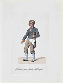 Gluckstader Geele Worteln, Kantuffeln - Acquaforte di Christophe Suhr - 1808