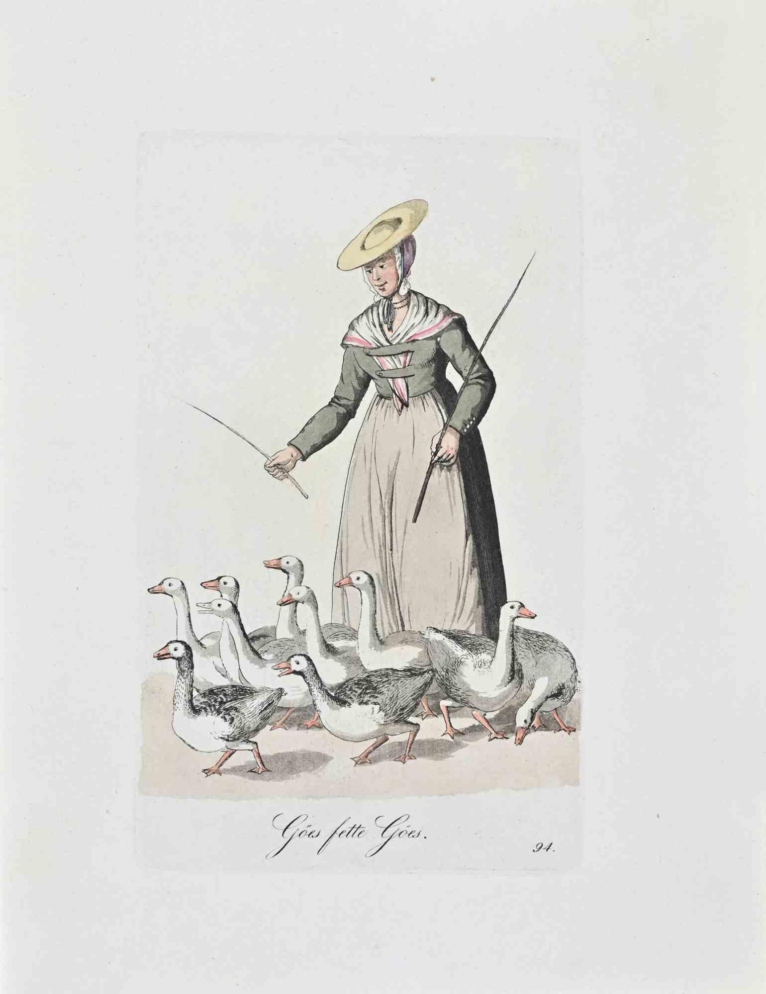 Goes Fette Goes – Radierung von Christoph Suhr – 1808