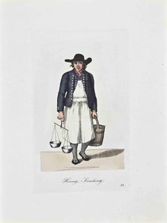 Honnig, Seemhonig - Acquaforte di Christophe Suhr - 1808