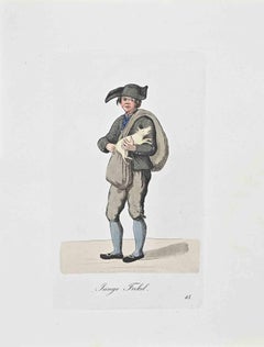 Junge Ferkel - Gravure de Christoph Suhr - 1808