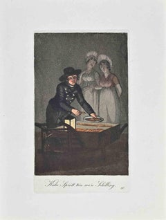 Kieler Sprott Tein Vor'n Schilling- Radierung von Christoph Suhr - 1808