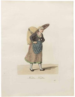 Krabben, Krabben gravure de Christoph Suhr - 1808