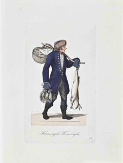 Kransvagels, Kransvagels - Etching by Christoph Suhr - 1808