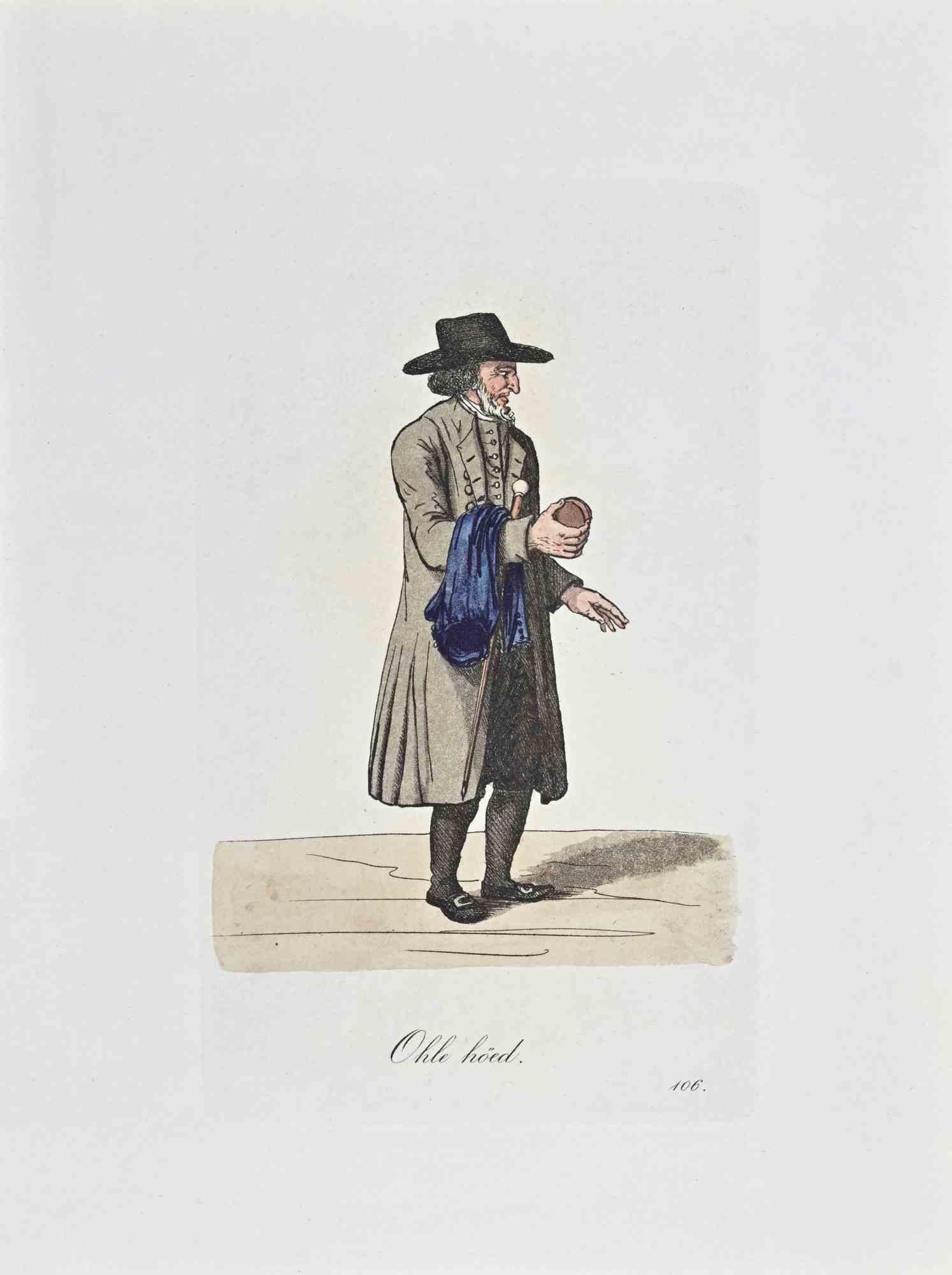 Figurative Print di Christoph Suhr - Ohle Höed - Acquaforte di Christophe Suhr - 1808