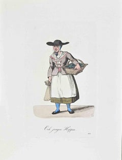 Ook jungen Hoppen - Etching by Christoph Suhr - 1808
