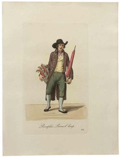 Paraplui Parasol Koop - Acquaforte di Christophe Suhr - 1808
