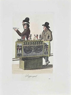 Puppenspiel- Etching by Christoph Suhr - 1808