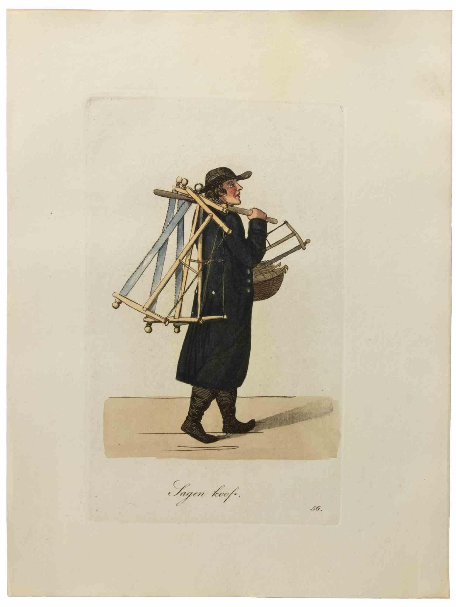 Sagen Koof - Etching by Christoph Suhr - 1808