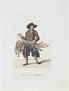 Siden Bant un Weefkanten - Etching by Christoph Suhr - 1808