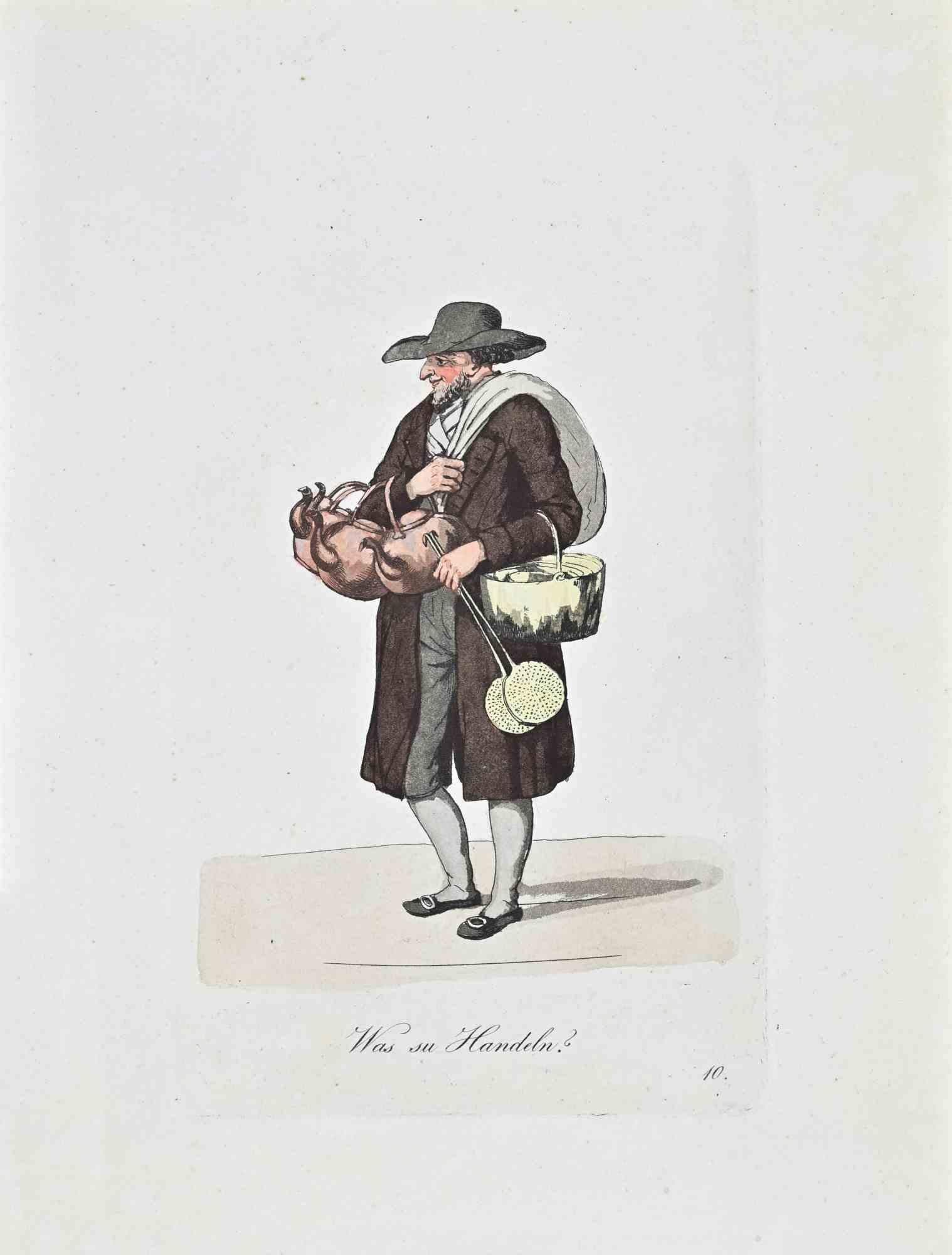 Was su Ilandeln ? est une œuvre d'art, réalisée par Christophe Suhr en 1808.

Gravure coloriée à la main. Titré dans la marge inférieure.

L'œuvre appartient à la série "Der Ausruf in Hamburg vorgestellt in ein hundert und zwanzig colorirten