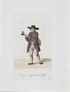 Zinnerne Löffel, Feine Seffel - Acquaforte di Christophe Suhr - 1808
