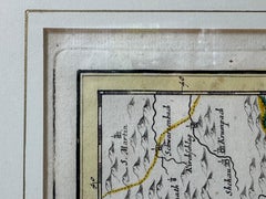 Antike Landkarte von Österreich und Slowenien aus dem 18. Jahrhundert