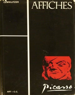 Vintage 1968 After Christophe Czwiklitzer 'Affiches de Pablo Picasso' Black, Red Book