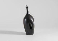 Christophe de Mons for Atelier des Potiers, Black Ceramic Soli, France, 2024