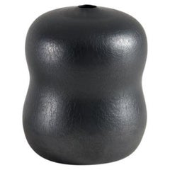 Christophe de Mons for Atelier des Potiers, Black Gourd-shaped Vase, France 2024