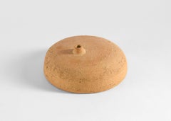 Christophe de Mons for Atelier des Potiers, Flat Tan Ceramic Vase, France, 2024