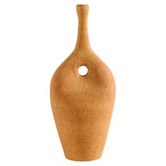 Christophe de Mons for Atelier des Potiers, Tan Ceramic Vase, France, 2024