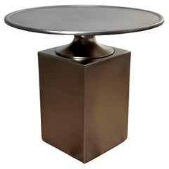 Christophe Delcourt OUK Silver Side Table 