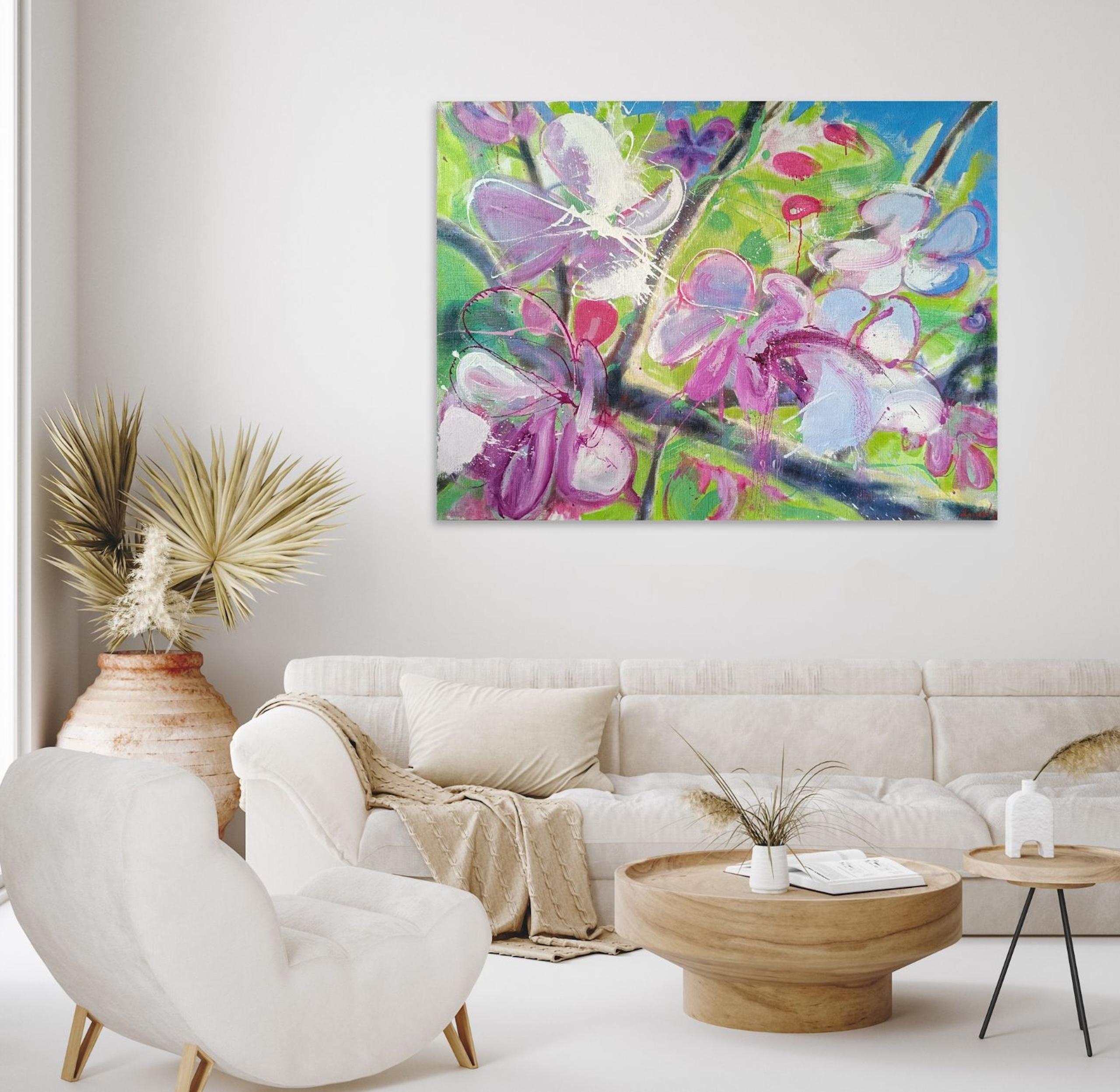 Boskoop par Christophe Dupety - Peinture contemporaine, flore, couleurs vives en vente 1
