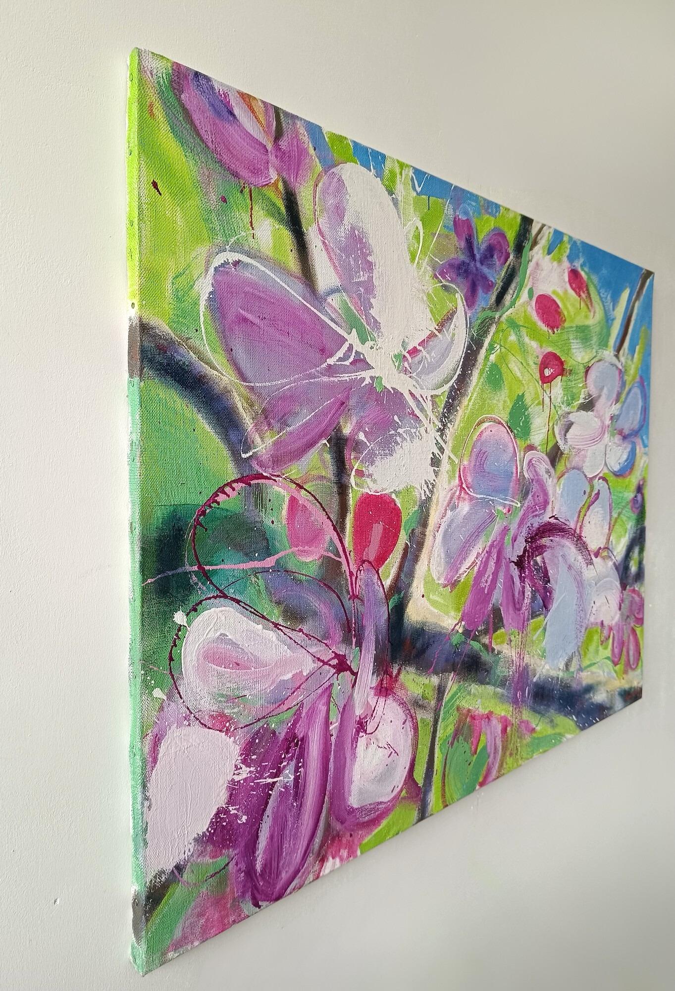 Boskoop par Christophe Dupety - Peinture contemporaine, flore, couleurs vives en vente 2