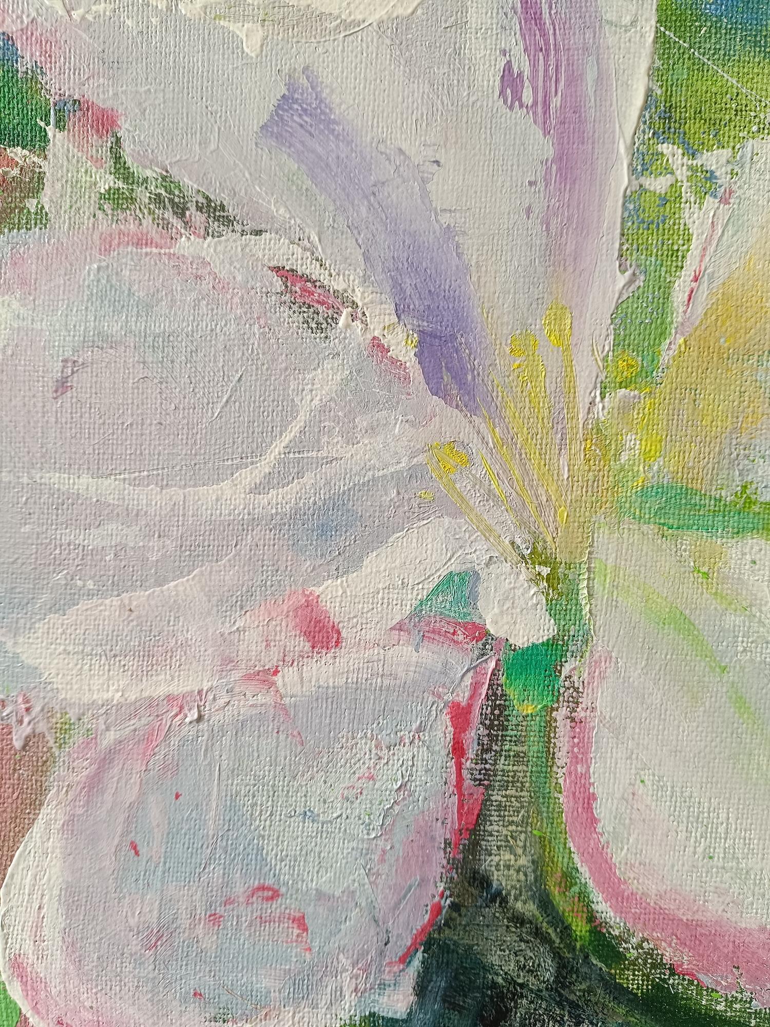 Gold Rush by Christophe Dupety - Contemporary painting, flora, colors For Sale 7