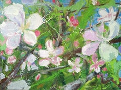 Gold Rush by Christophe Dupety - Contemporary painting, flora, colors
