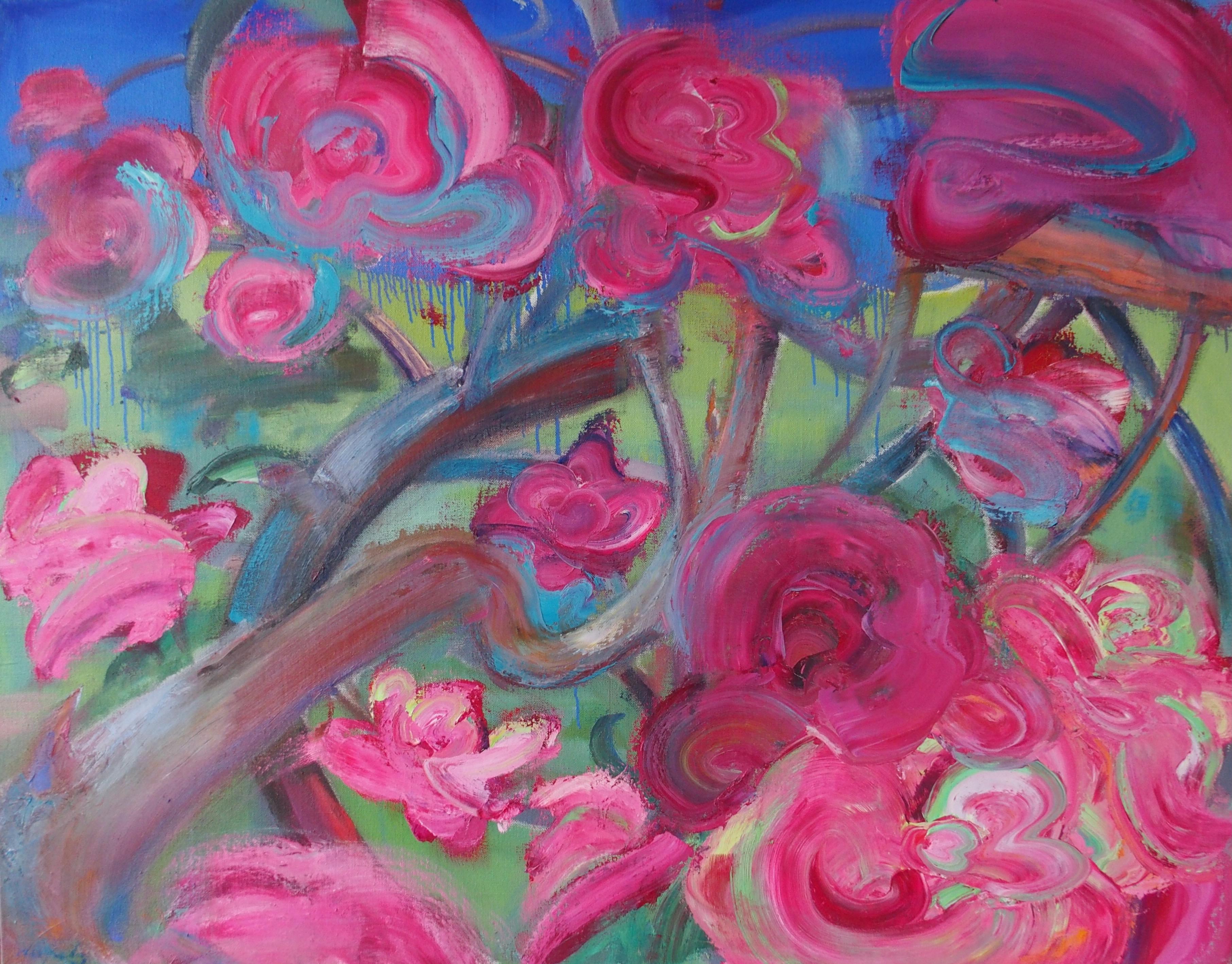 June ist ein einzigartiges Gemälde des zeitgenössischen Künstlers Christophe Dupety in Öl auf Leinwand mit den Maßen 114 cm x 146 cm (57,5 × 44,9 in).
Das Kunstwerk ist signiert, wird ungerahmt verkauft und wird mit einem Echtheitszertifikat