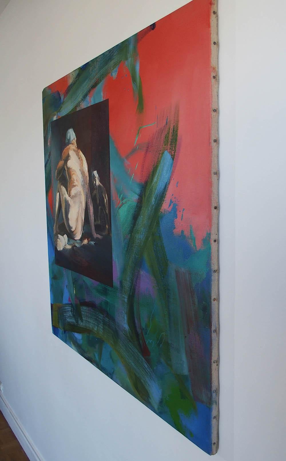 Wild von Christophe Dupety -  Männlicher Akt, Öl auf Leinwand, zeitgenössisch im Angebot 3