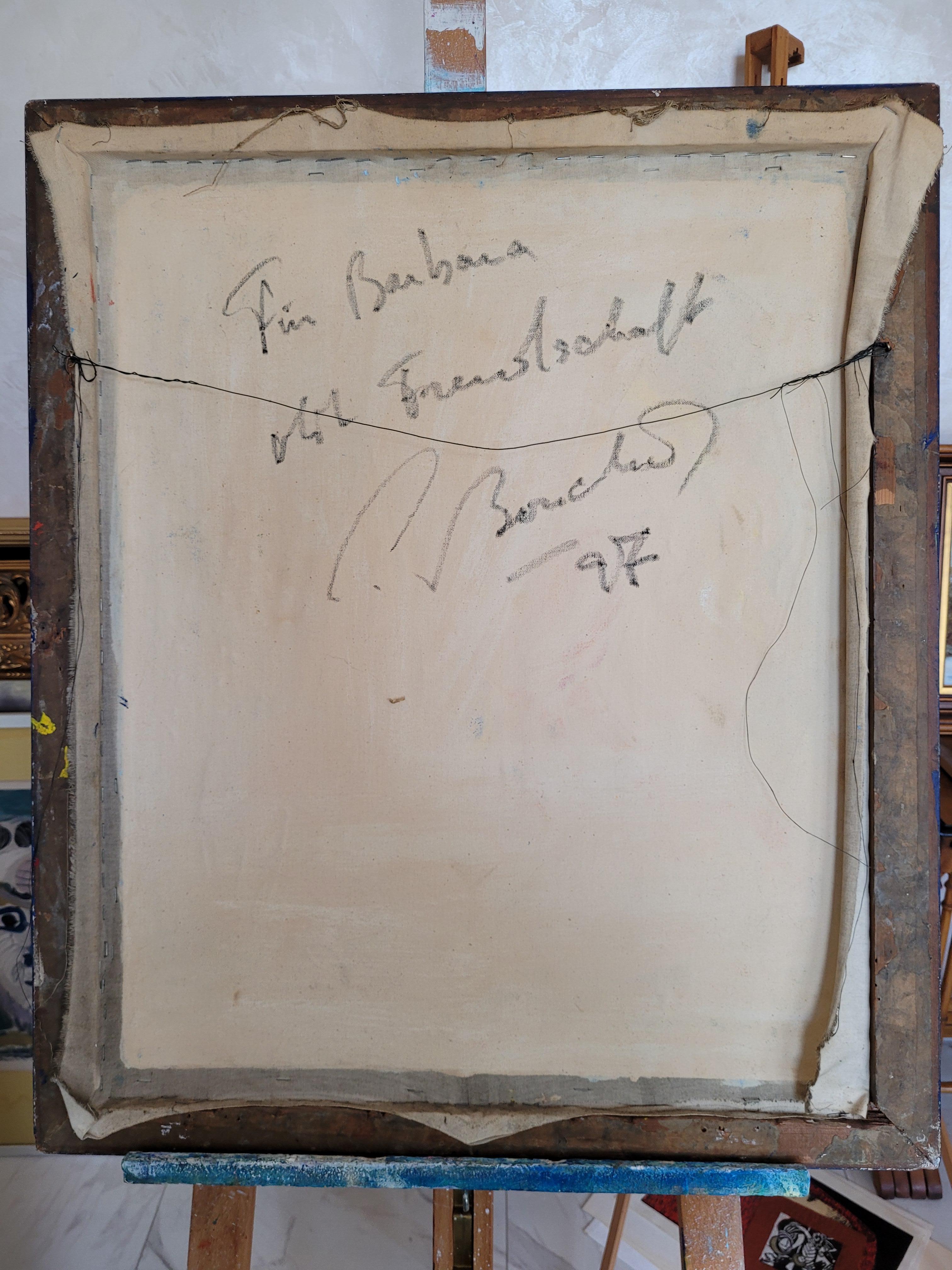 Christophe-Emmanuel Bouchet (1959-2021) Ölgemälde Damenportrait For Sale 3