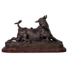 Christophe FRATIN (1801-1864), Taureau à la grenouille (A Bull With a Frog)