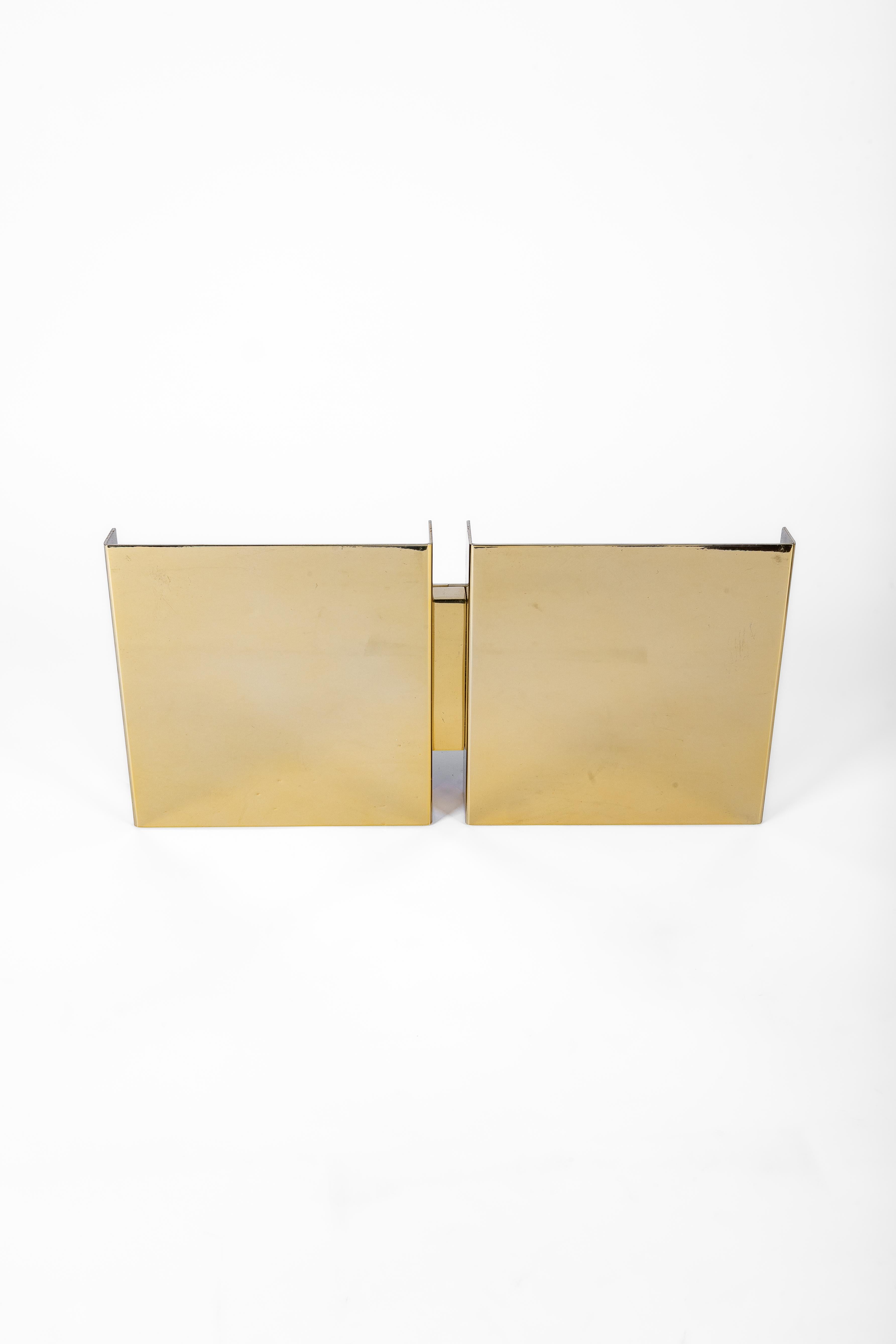 Christophe Gevers: Wandleuchter GE20, Messing +/- 1975 (Moderne der Mitte des Jahrhunderts) im Angebot