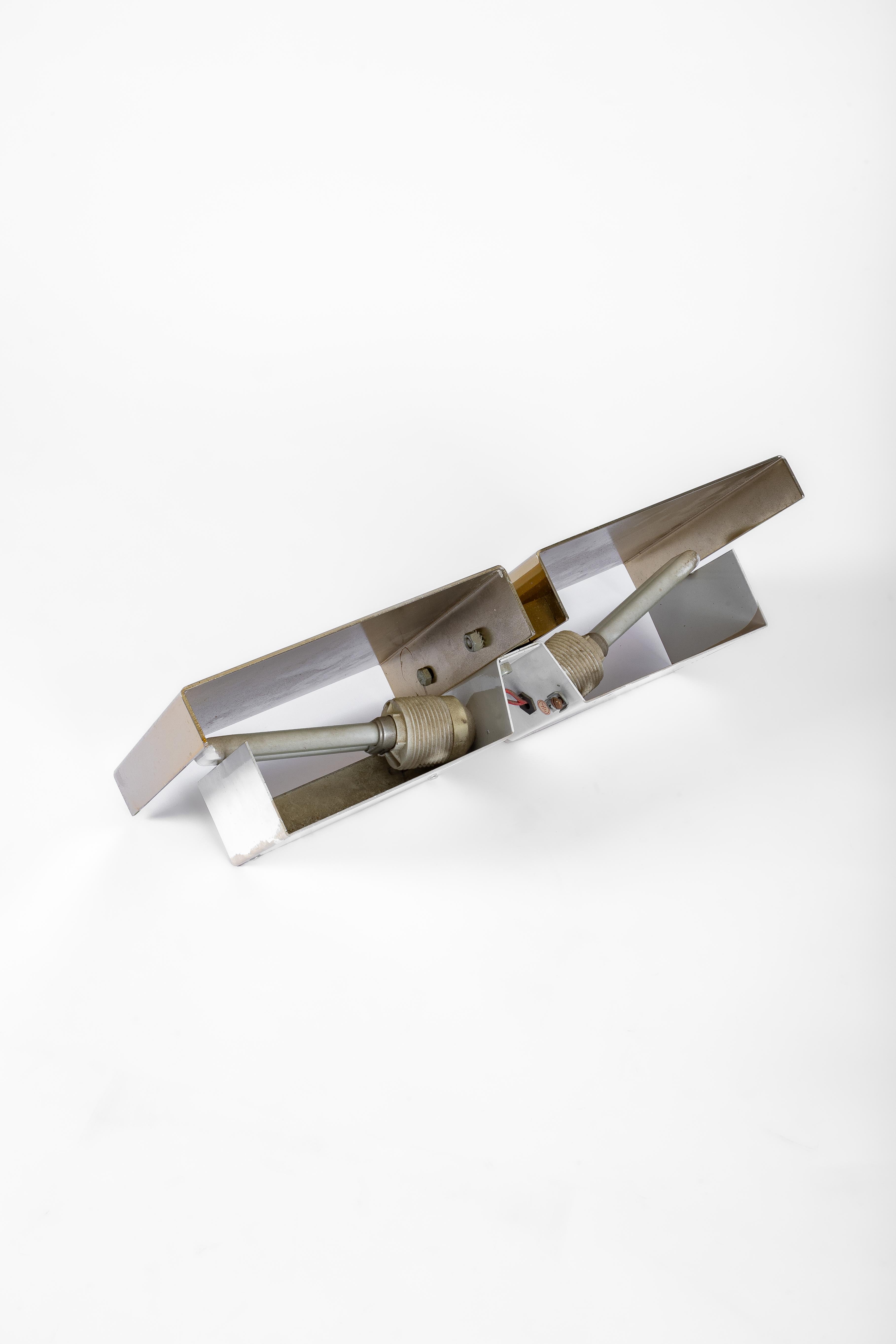 Christophe Gevers: Wandleuchter GE20, Messing +/- 1975 (Poliert) im Angebot