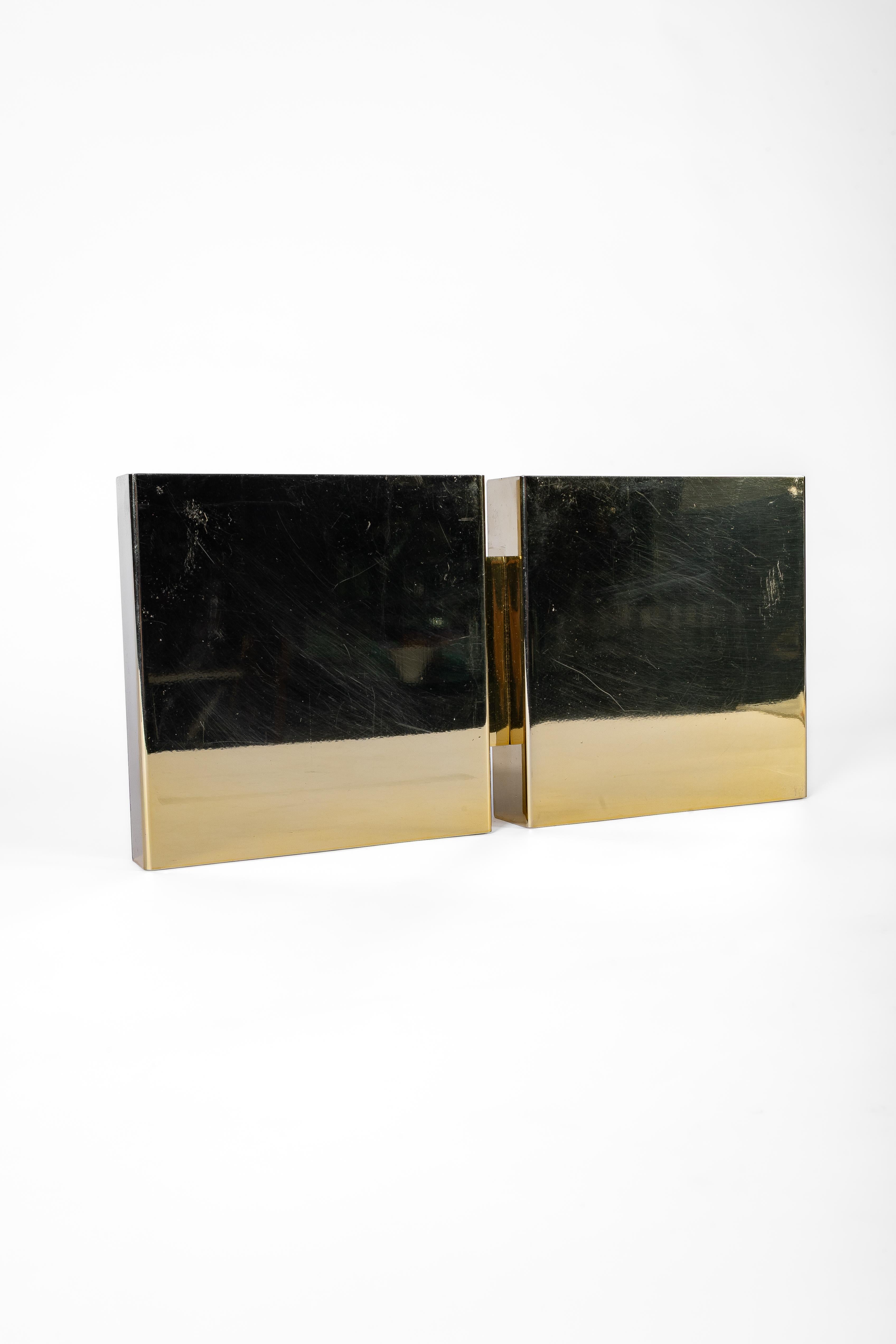 Christophe Gevers: Wandleuchter GE20, Messing +/- 1975 (20. Jahrhundert) im Angebot