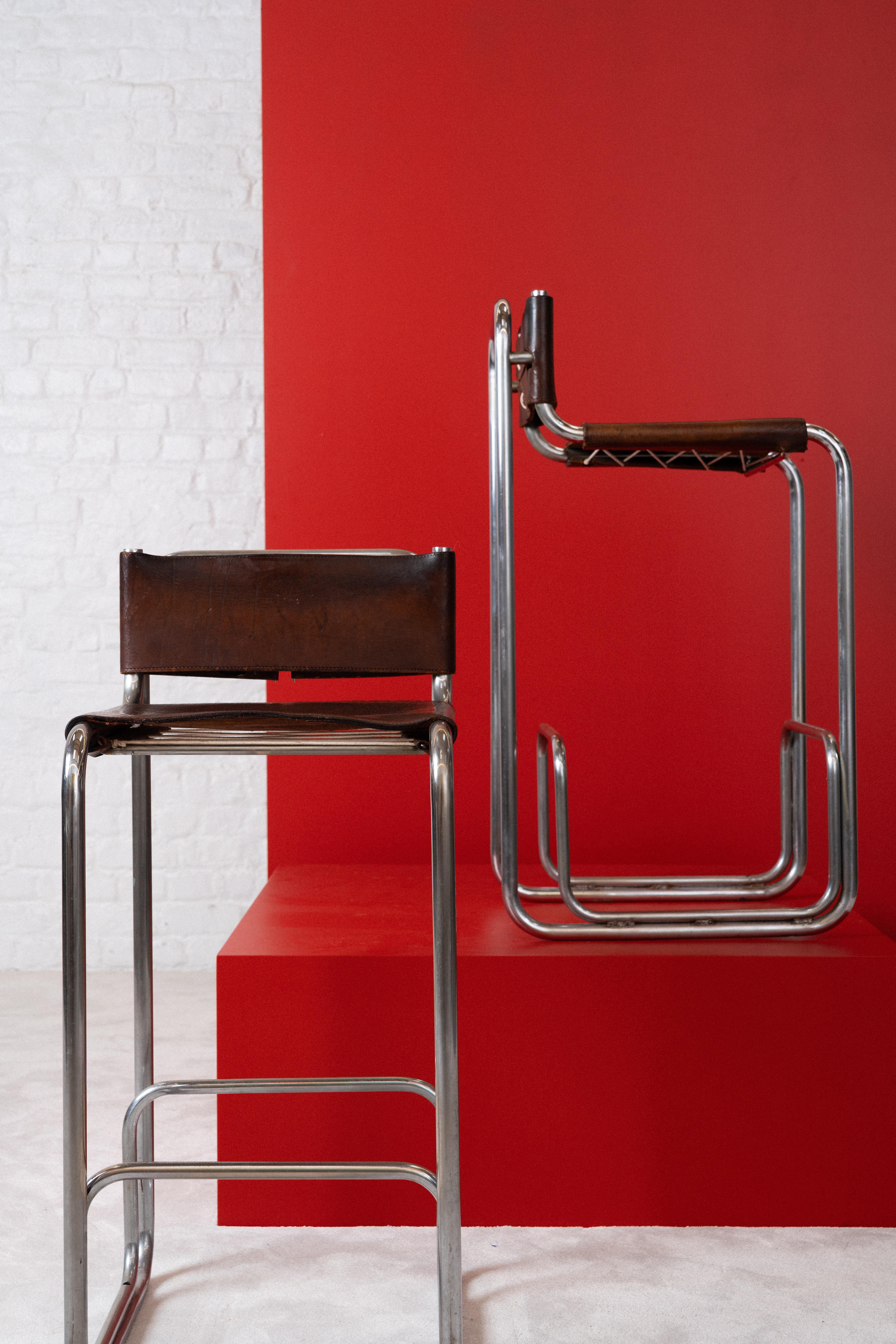 CHRISTOPHE GEVERS SET OF 4 Stools For Sale 2
