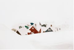 Hamlet, série Blizzard 2 de Christophe Jacrot - Photographie de paysage d'hiver