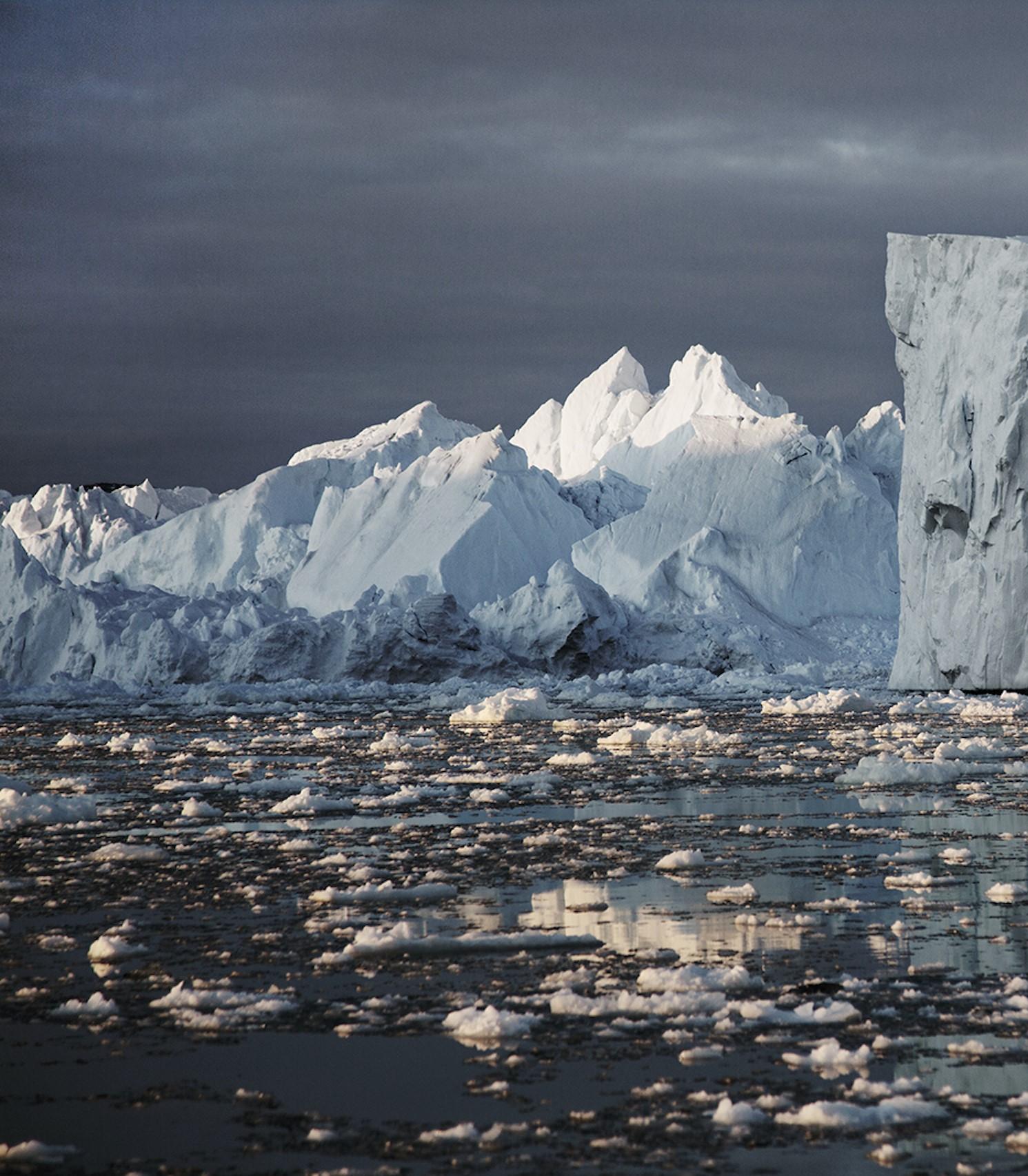 Iceberg n°9 by Christophe Jacrot - Landscape photography, sea, ice, mountain For Sale 1