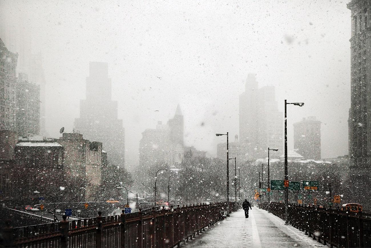 New York Warms Up (2010), by contemporary photographer Christophe Jacrot. 
Fine Art print on Rag Canson. Edition of 16.
Dimensions of the photo : 40 x 60 cm
Dimensions of the editions including the white margins : 50 x 70 cm
Can be sold framed with