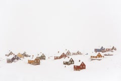 The Village (Blizzard 2) by Christophe Jacrot - Winter Landscape Photography