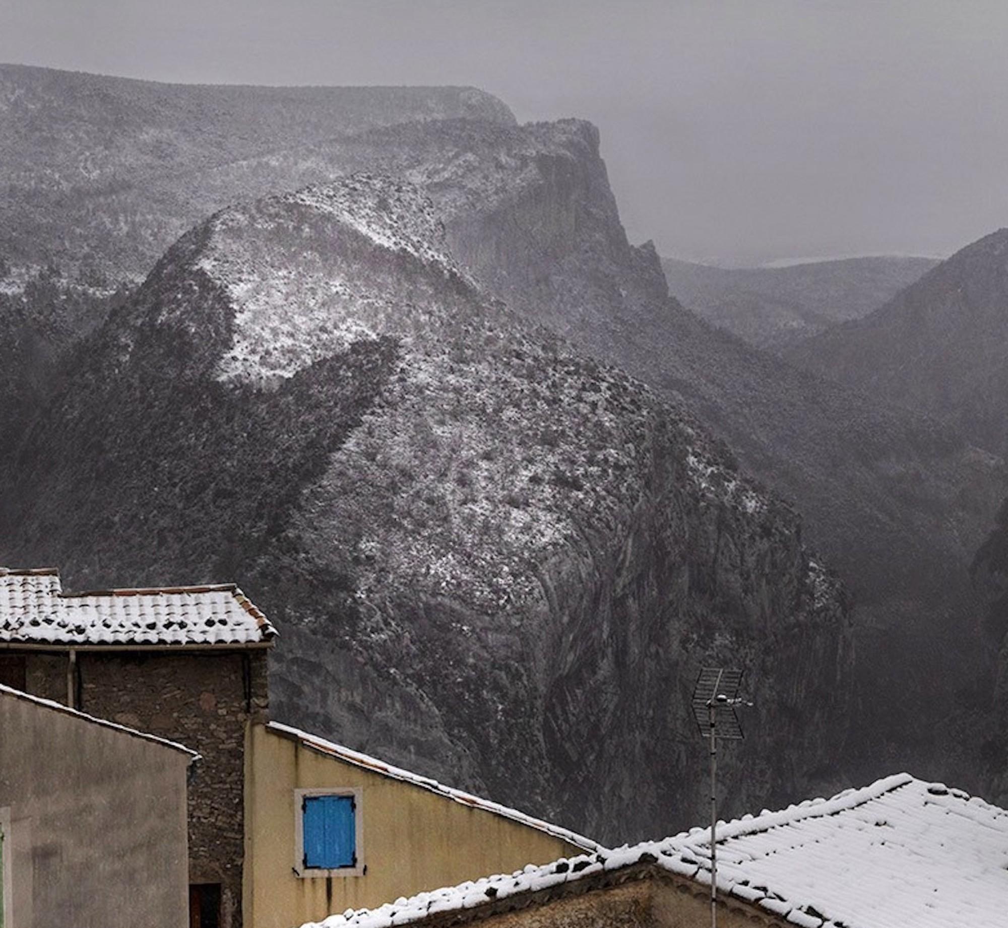 Verdon Roofs by Christophe Jacrot - Winter photography, architecture, mountains For Sale 3