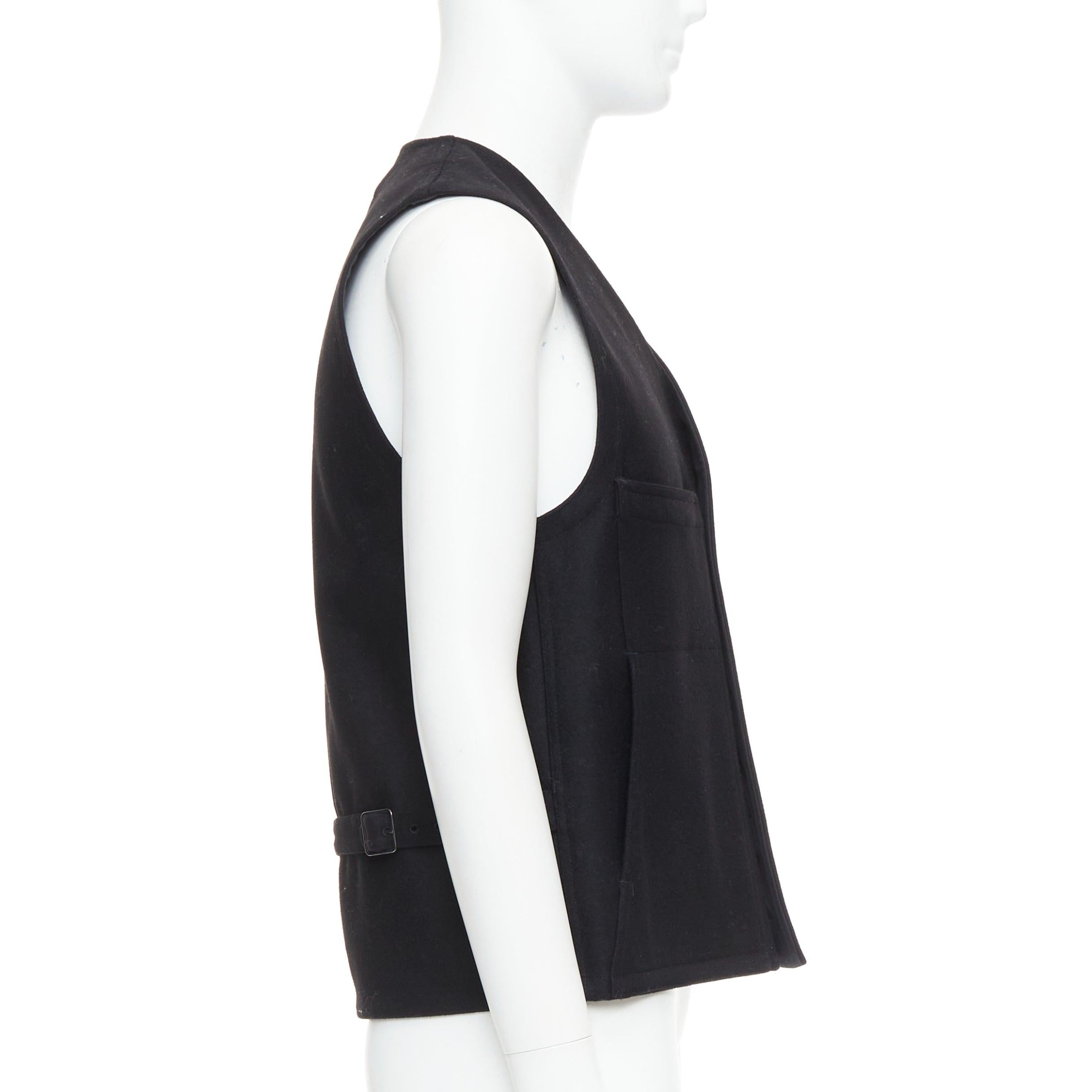 Christophe LEMAIRE gilet in vita in cotone 100% lana vergine Sz3 In condizioni ottime in vendita a Hong Kong, NT