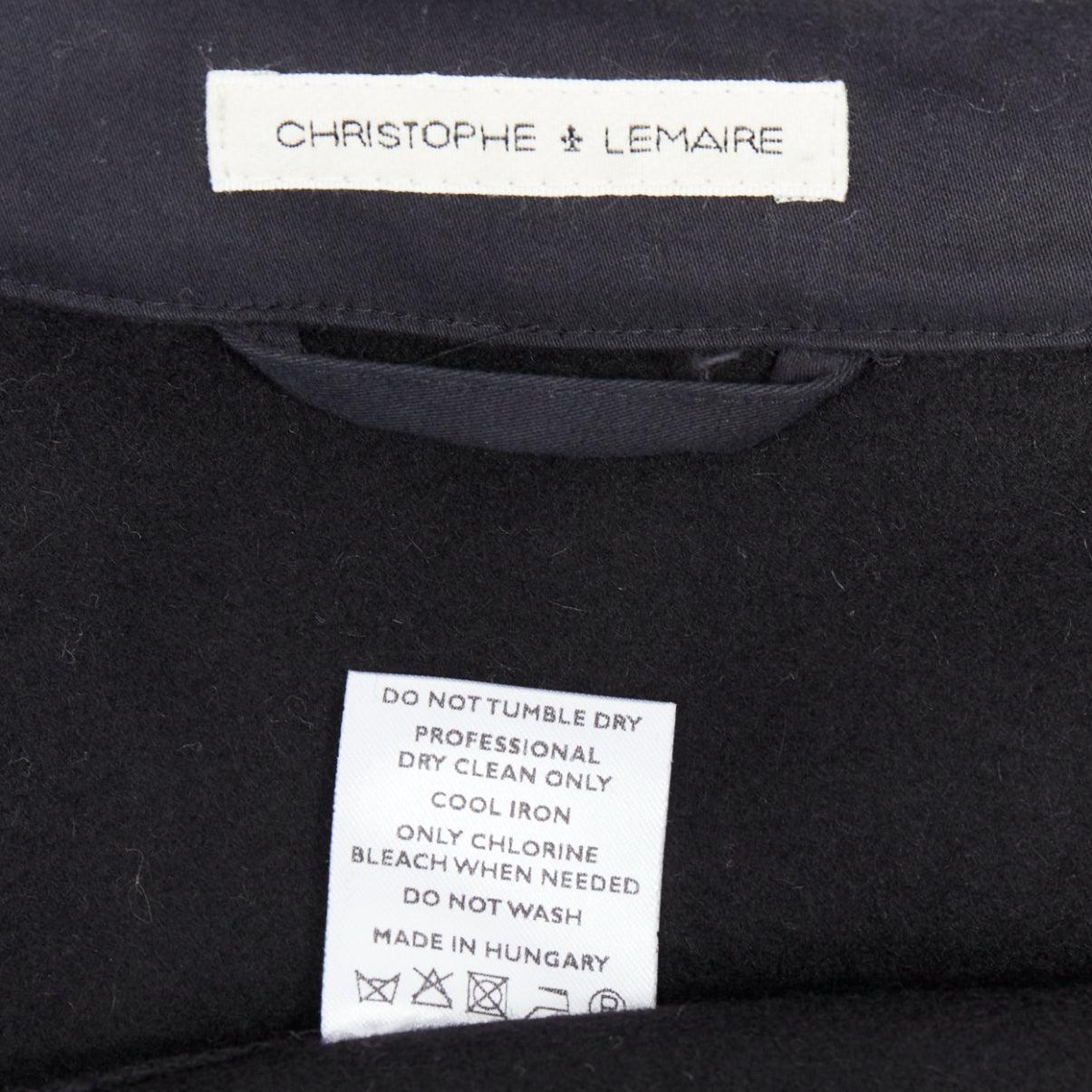 Christophe LEMAIRE gilet in vita in cotone 100% lana vergine Sz3 in vendita 3